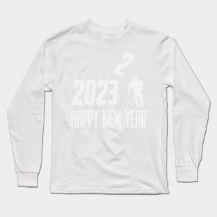 happy new year 2023 American football Long Sleeve T-Shirt